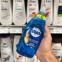 Is Dawn dish soap a valid substitute for body wash?