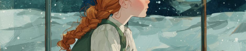 Anne Shirley in a classroom on the Moon