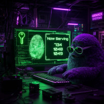 Grimace using AI to hack your privacy and the McDonald’s “Now Serving” sign